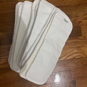 White Cloth Diaper Inserts